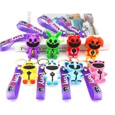 Chaveiro Poppy Playtime, 3 chaveiros, chaveiro Smiling Critters para homens e mulheres para mochila.