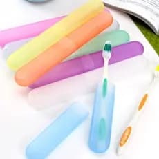 Porta Escova De Dente - Estojo Protetor Escova De Dente Pocket Para Viagem E Acampamento