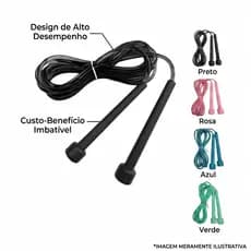 Corda De Pular 2,8 Metros Profissional e Iniciante PVC Perfeito Para Treinos