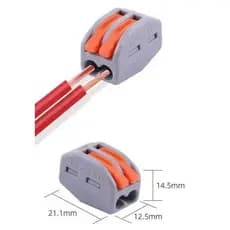 KIT20/ KIT50 /KITKIT80 /KIT100 PCS  Conector Elétrico Emenda 0,08mm-4mm  212 Original 2 vias