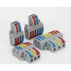 Kit10/15/25 de Conector DE Elétrico Push-in Terminal Block Universal Fast Conectores Para Conexão422