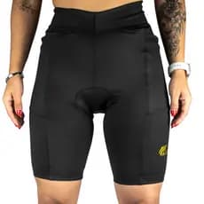 Bermuda Ciclista Feminina Com Forro Gel Short  bolso Pazani Sport