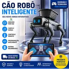 Brinquedo Robô Inteligente Interativo com Controle Remoto, Voz, Dança e Música para Crianças