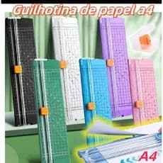 1/2 Guilhotina Cortador De Papel A4 Portátil Fácil Manuseio Escritório Lâmina para álbum de recortes