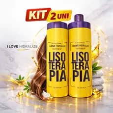 Progressiva Orgânica Sem Formol Lisoterapia - Hidralize 1L - Liso Extremo 2 UN.