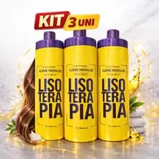 Progressiva Orgânica Sem Formol Lisoterapia - Hidralize 1L - Liso Extremo 3 UN