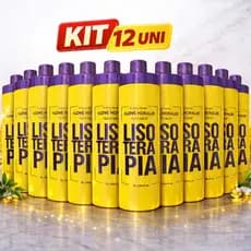 Progressiva Orgânica Sem Formol Lisoterapia - Hidralize 1L - Liso Extremo 12 UN