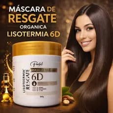 Máscara Capilar Resgate 6D Portal Cosmetics 500g | Reconstrução, Hidratação Profunda e Brilho Intenso