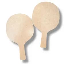 10 Raquetes Ping Pong MDF Cru Lembrancinha Brinde Decoração Enfeite Criativos Artesanato