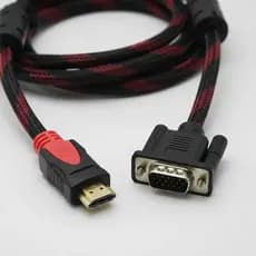 Cabo HDMI para VGA (Somente HDMI → VGA) Não Bidirecional Não Converte VGA para HDMI(NÃO funciona VGA → HDMI)