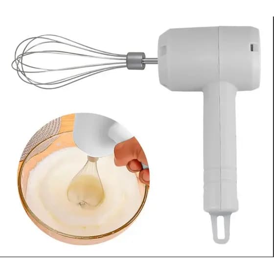 Mixer 2 em 1 Recarregável USB Batedor Triturador de Alimentos