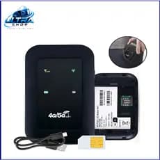 Modem Roteador Portátil 4G/5G LTE 150 Mbps Wi-Fi Desbloqueado com Bateria Recarregável