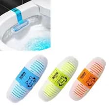 Kit 1/2/3 Bloco Sanitário Perfumado Limão ou Toranja 50g Kit Limpeza Banheiro Desinfecção Vaso -X6
