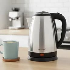 Chaleira Elétrica Jarra Água Café Chá 1.8l Inox 220v Ou 110v 1500w Desligamento Automático Ferve Rápido - Haüskraft