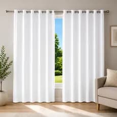 Cortina Blackout Lisa Quarto Sala 280m x 140m - Branca PVC corta luz