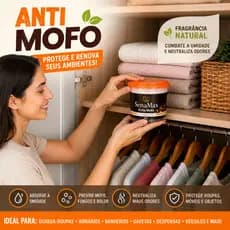 Desumidificador De Ambientes Natural Anti-mofo Umidade 130g Para Armários