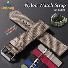 18-24mm Soft Nylon WatchBand Quick Release Nato Woven Canvas Watch Strap For Sport Men Women banda de relógio presente