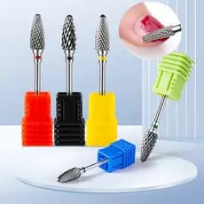 Broca De Tungstênio Unhas De Gel Acrigel Remoção Profissional Motor Lixadeira Nail Art