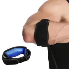 1Peça Cinta Banda Elástica De Tênis Para Cotovelo Golfers Epicondylitis，Ajustável