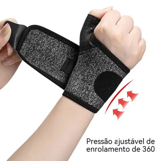 1 peça munhequeira Com Polegar Ajustável de Compressão Para Punho Protetor De Pulso