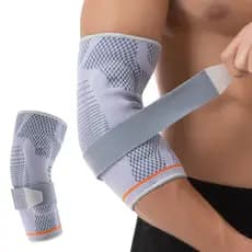 1Peça Cotoveleira Elástica com Gel compressão Ortopédica Esportes，Cinta de compressão ajustada