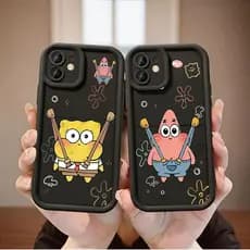 Capinha Para iPhone 17 16 15 14 13 12 11 XR Pro Max Plus Normal Capa de Silicone Anti-impacto DE050