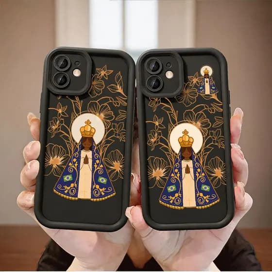 Capinha Para iPhone 17 16 15 14 13 12 11 XR Pro Max Plus Normal Capa de Silicone Anti-impacto DA298