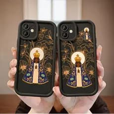Capinha Para iPhone 17 16 15 14 13 12 11 XR Pro Max Plus Normal Capa de Silicone Anti-impacto DA298