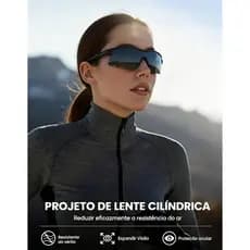 HEYOO Óculos de sol esportivos polarizados de alto desempenho UV400 Proteção ocular profissional leve resistente a impac