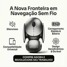 HREBOS x HEYOO Mouse para jogos sem fio de modo duplo Bluetooth + 2.4G DPI ajustável silencioso recarregável