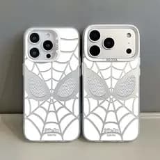 Capa Para IPhone 17 13 12 11 Normal X XR XS 8 7 15 14 16 PRO MAX PLUS Ar Silicone Aranha Web Capinha