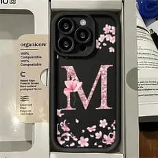 Personalização Das 26 letras Capa Para iPhone 13 Capinha