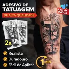 Papel de tatuagem impermeável, semipermanente, para braço/corpo. Removível. Universal para homens e mulheres.