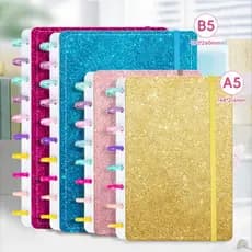 Caderno Inteligente A5/B5-Capa Dura Brilhante , Ideal Para Notas E Planejamento De Estudantes