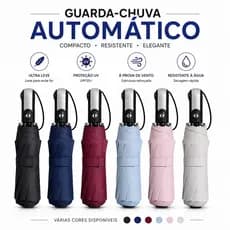 Guarda-Chuva Dobrável Automático Com Um Botão , Portátil , Viagem , UV , Sol , Colorido