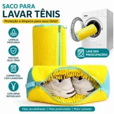 Saco De Lavagem De Sapatos Lavanderia De Malha De Tênis Anti Deformação