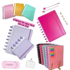 Caderno Tipo Inteligente Personalizado A5/B5 Capa Dura 80 Folhas Guiadas Escolares Planejador Diário