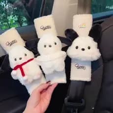 Pacha Dog Cinto de segurança de carro capa de ombro bonito cinto de segurança capa protetora produtos de moda Interior