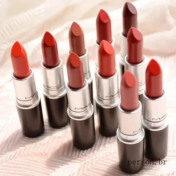 Novo Batom Matte Mac 3.5g, Maquiagem Luxuosa, Matte Mac Kiss Batom 3.5g Fosco Hidratante Big Bullet Batom