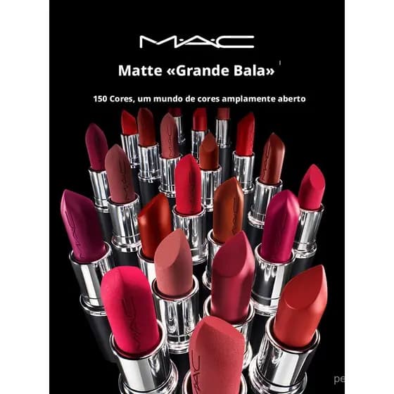 Novo Batom Matte Mac 3.5g, Maquiagem Luxuosa, Batom Matte de Longa Duração