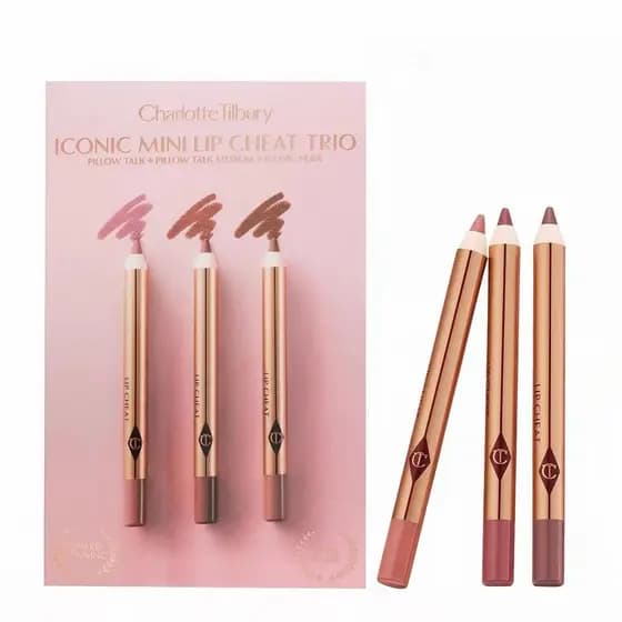 Conjunto de Lápis Labial Charlotte Tilbury/CT Pillow Talk 1.8g Pillow Talk Medium Iconic Nude A cor nude não é propensa