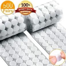500 Pares De Pontos De Feltro De Velcro Autoadesivos/Fita De Fixação Adesiva À Prova D'água/10/15/20/25mm Discos De Ganc