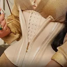 Shapewear de corpo inteiro com zíper de fivela de gancho, alta compressão, adequado para cirurgia plástica pós-natal e a