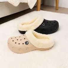 Babuche com Pelúcia Removível 2 em 1 Yvate - Unissex - Chinelo de Quarto