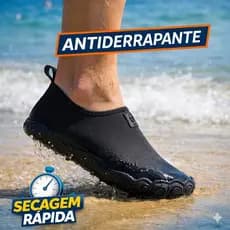 Sapatilha Aquática Antiderrapante Neoprene Praia Piscina Cachoeira Confortável Secagem Rápida Unissex