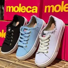 Tenis Casual Estilo Moleca Feminino Com Detalhe Desfiado Original