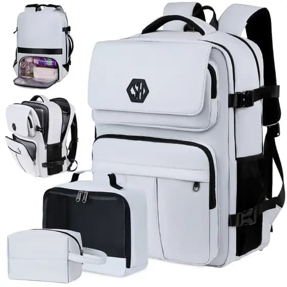 Mochila 3 em 1 impermeável térmica, bagagem de bordo para avião, espaço para notebook, unissex escola, rotina e viagem