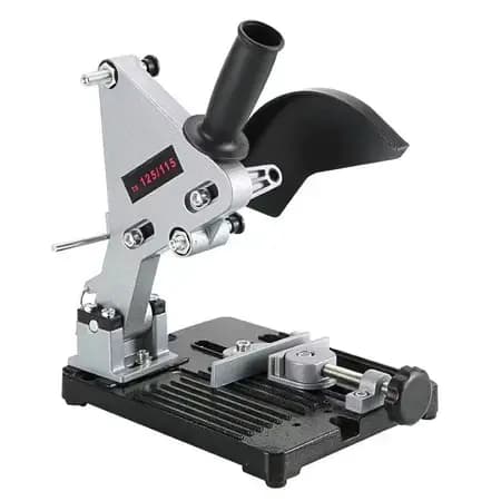 Suporte profissional para esmerilhadeira angular 115 a 125mm, base de corte com regulagem de ângulo de 0 a 45 graus