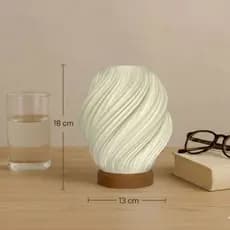 Luminária LED Impressão 3D Design Moderno Decorativa