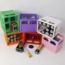 Organizador de Pilhas AA AAA 9V – Porta Pilhas Prático